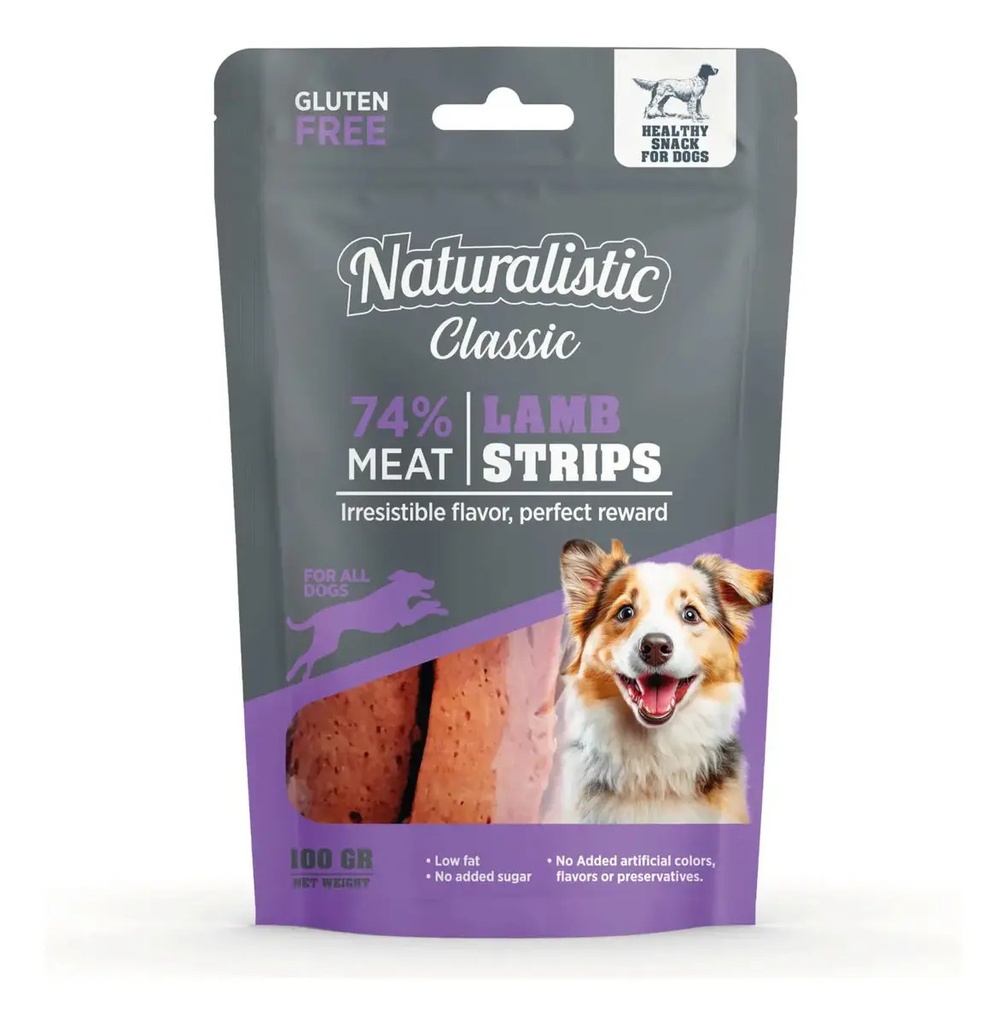 Snack De Cordero 100 Gr Naturalistic Classic