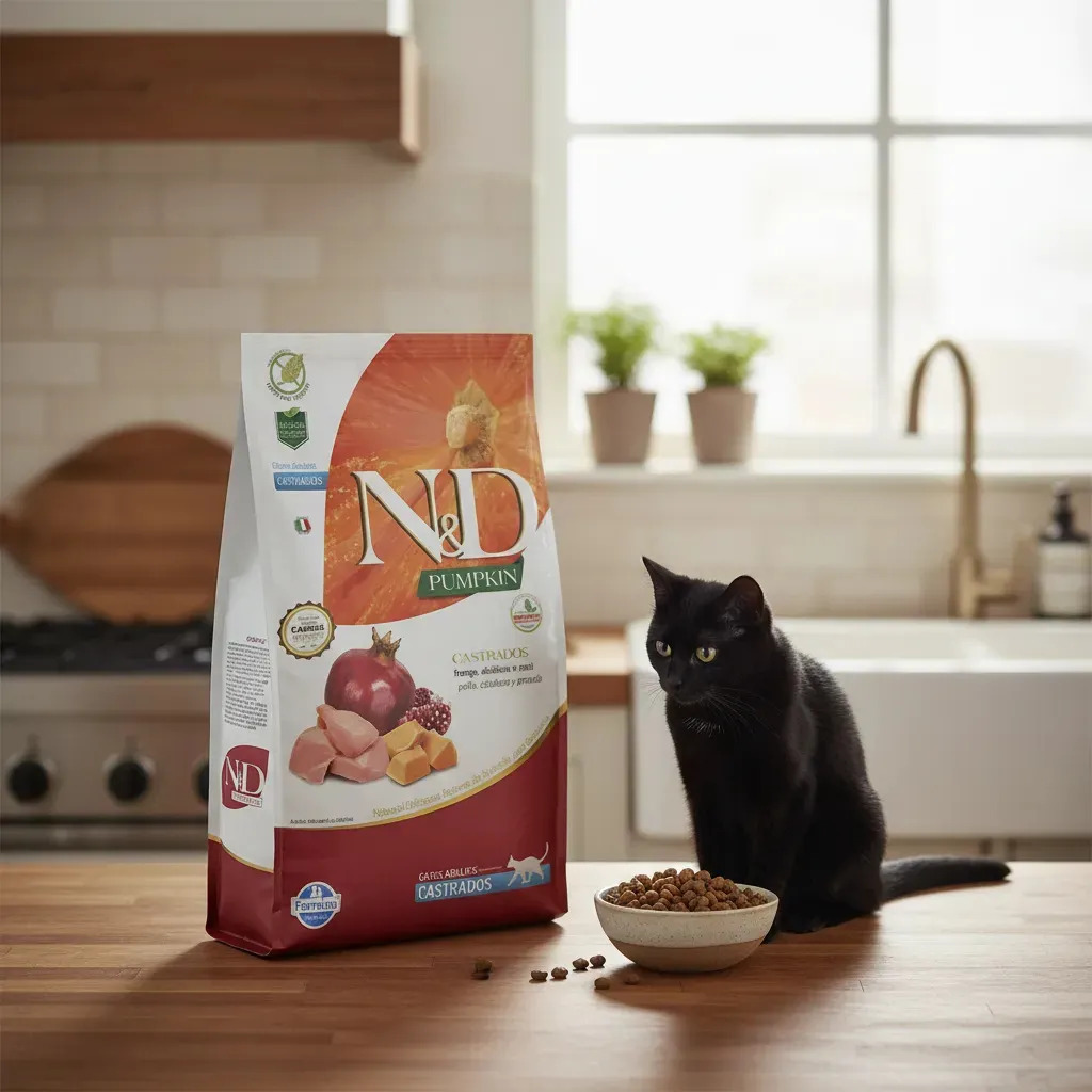 Farmina N&d Alimento Seco Para Gato Castrado Sabor Pollo Y Calabaza 7.5 Kg