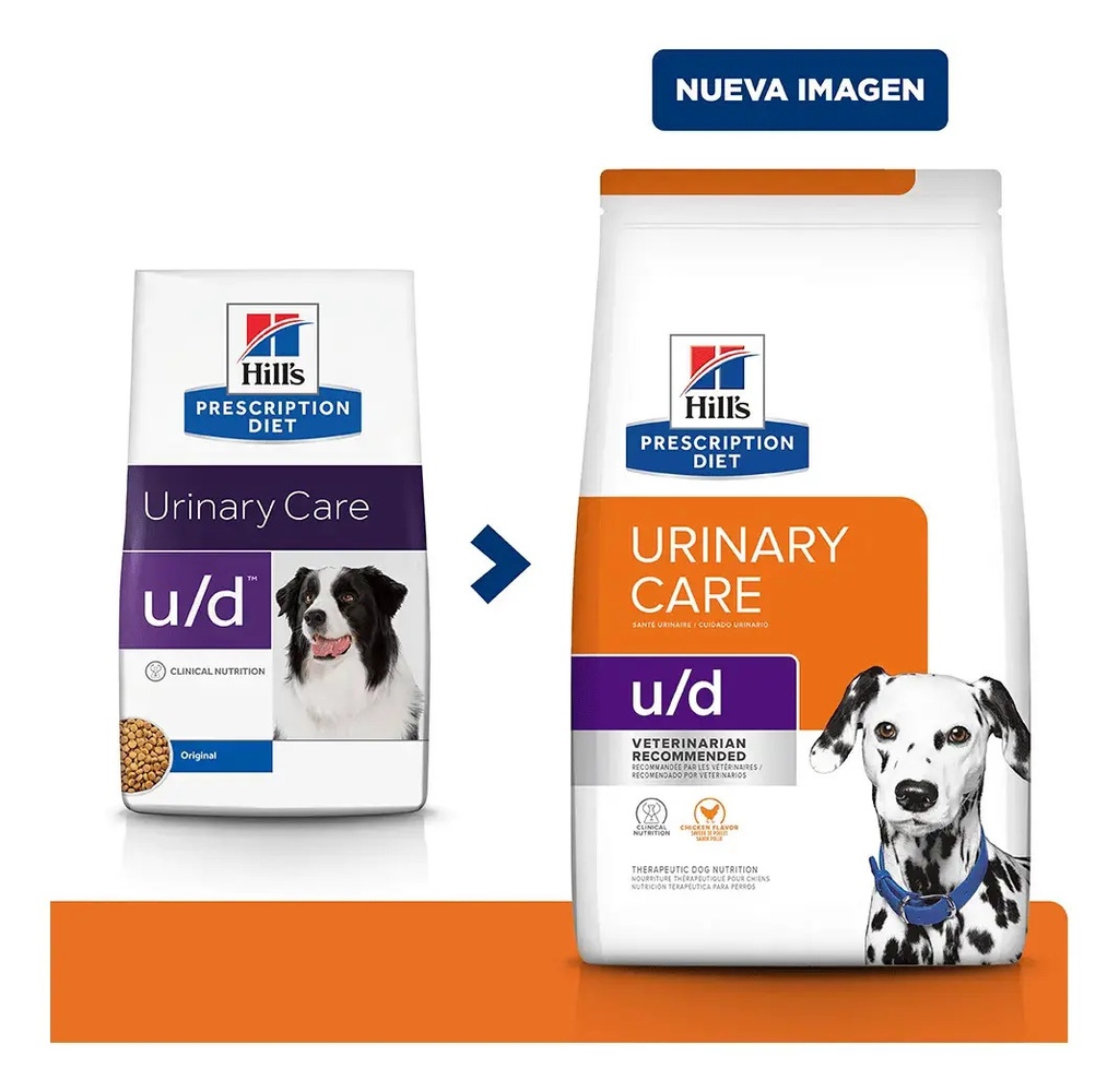 Alimento Hill's Prescription Diet Urinary Care U/d Para Perro Adulto Todos Los Tamaños Sabor Mix De 3.85 Kg
