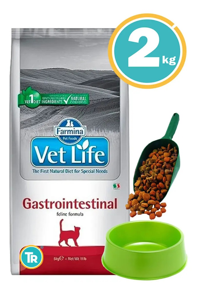 Vetlife Gastrointestinal Gato Saco 2kg