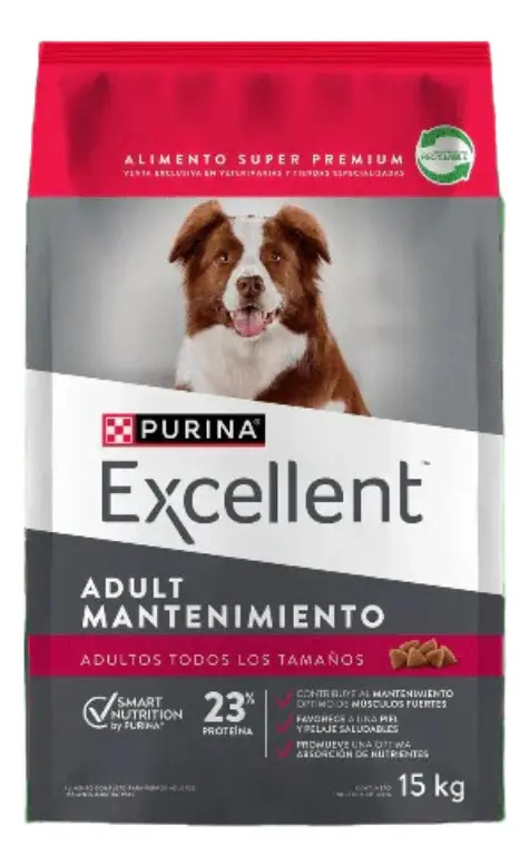 Alimento Excellent Maintenance Formula Adult Perro Adulto Sabor Pollo Bolsa 15 Kg