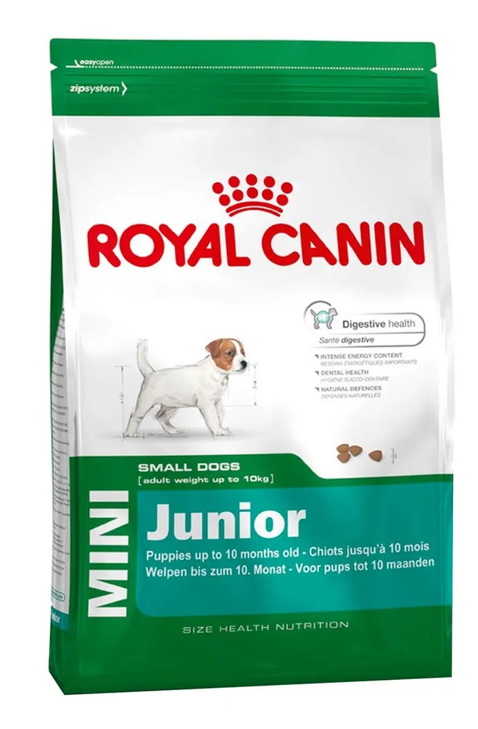 Alimento Royal Canin Size Health Nutrition Mini Junior Para Perro Cachorro De Raza Pequeña Sabor Mezcla