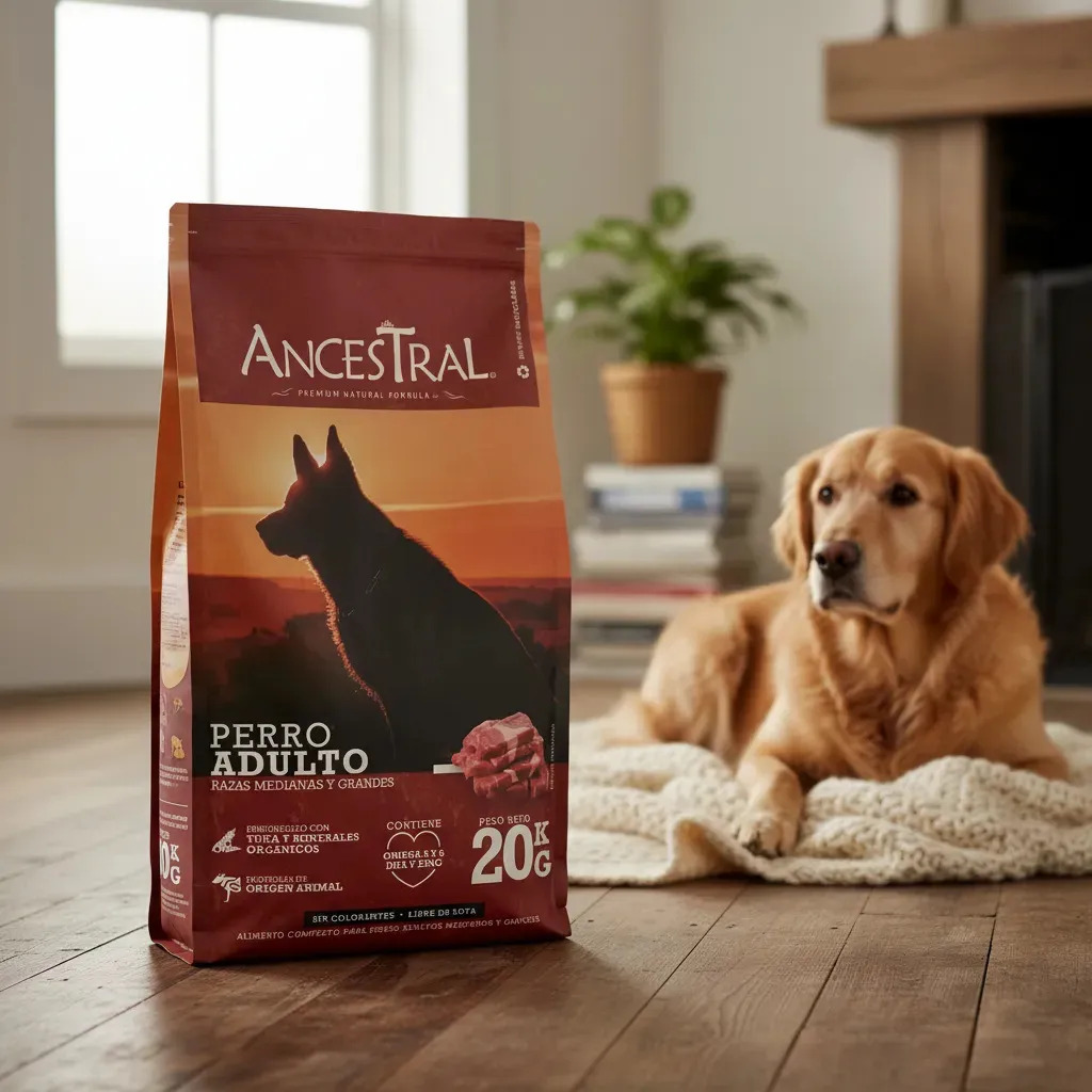 Alimento Perro Adulto Raza Mediana Y Grande Ancestral 20kg