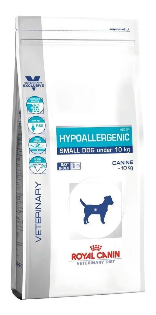 Royal Canin Veterinary Diet Canine Hypoallergenic Para Perro Adulto Raza Pequeña 2 Kg