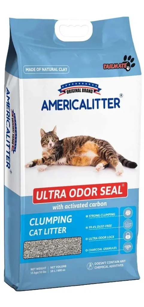 Arena Sanitaria Aglutinante America Litter 15kg
