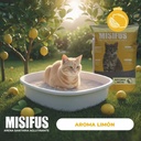 Arena Sanitaria Aglutinante Misifus 20kg Limón