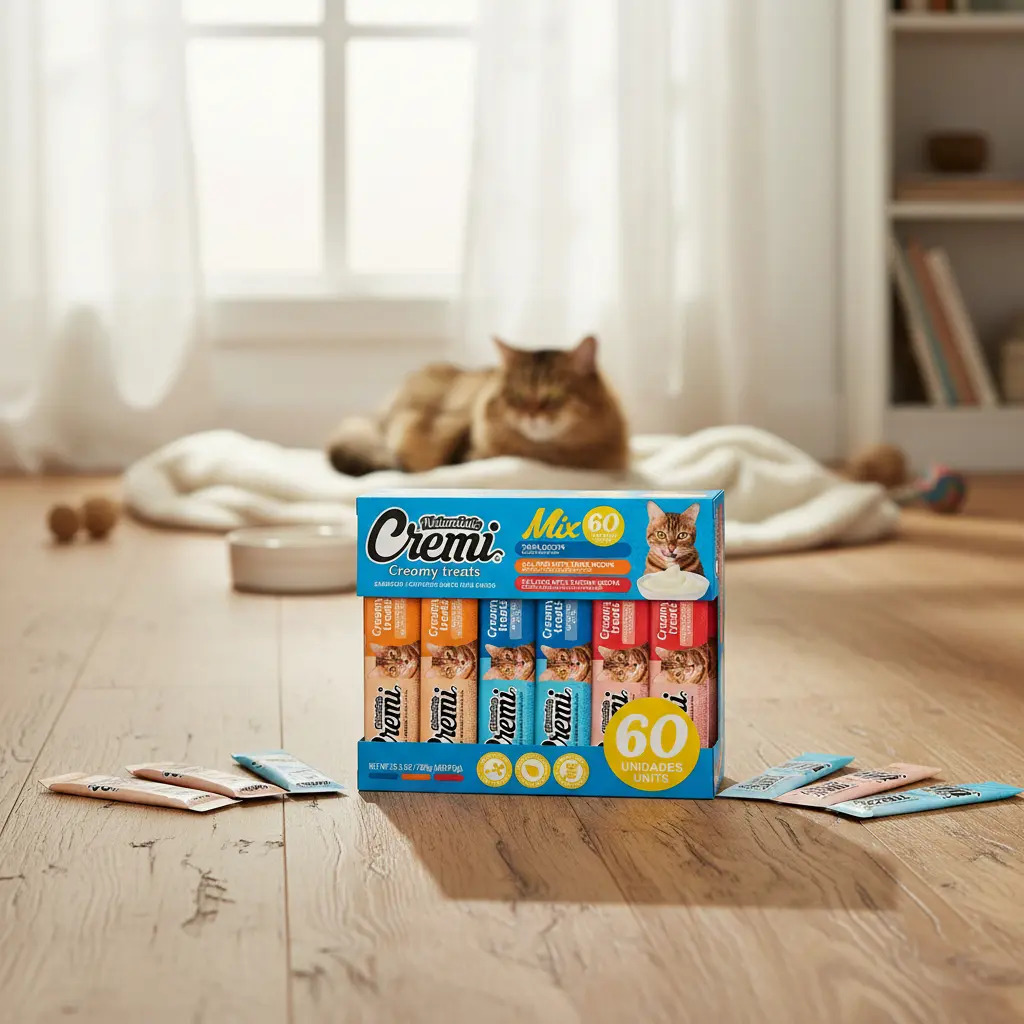 Snack Gatos - Cremi Caja Mix Sabores Del Mar 60un Naturalistic