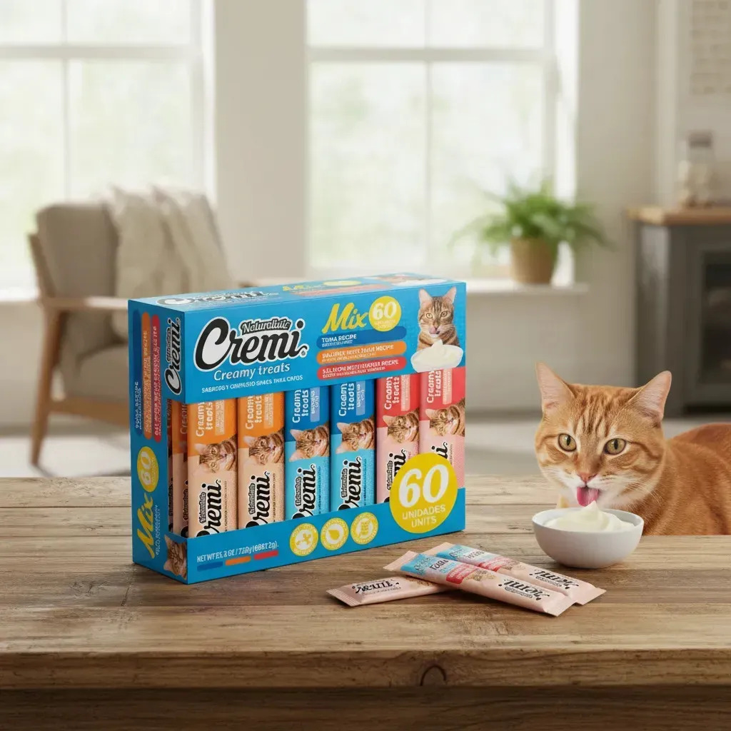 Snack Gatos - Cremi Caja Mix Sabores Del Mar 60un Naturalistic