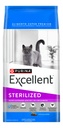 Alimento Excellent Sterilized Para Gato Adulto Sabor Pollo Y Arroz De 7.5 Kg