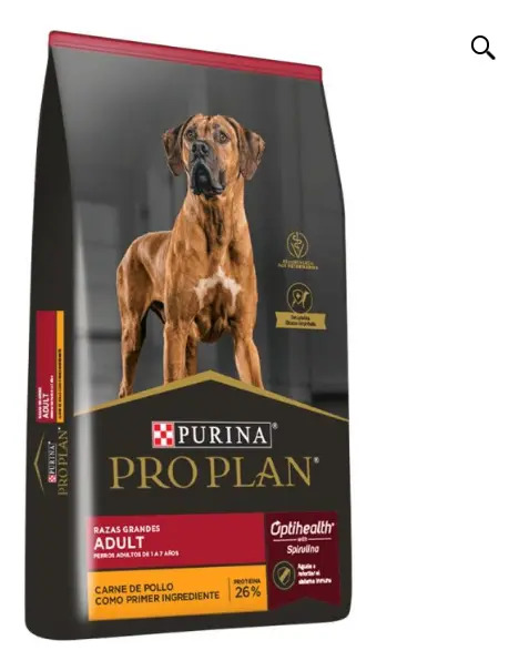 Alimento Pro Plan Optihealth Pro Plan Para Perro Adulto De Raza Grande Sabor Pollo Y Arroz De 12 Kg