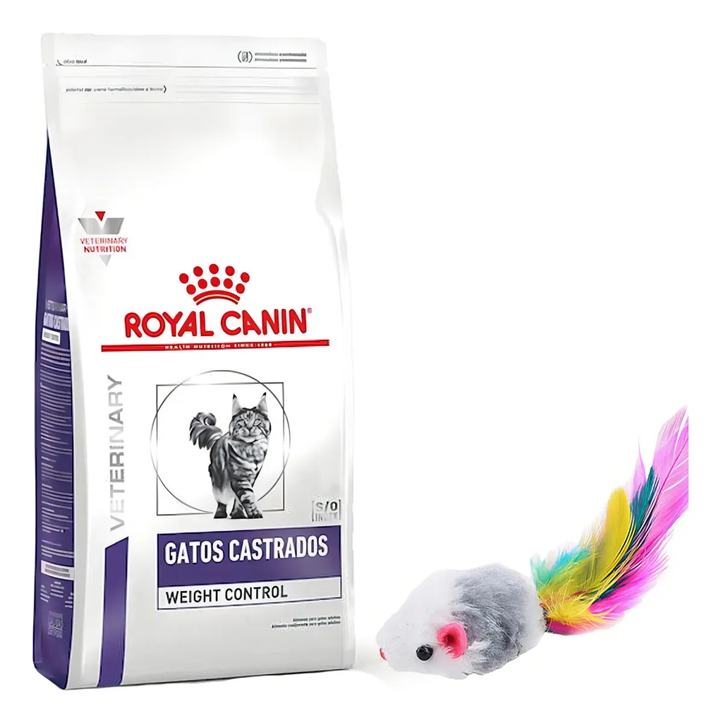 Alimento Royal Canin Veterinary Care Nutrition Feline Gatos Castrados Weight Control Adulto Sabor Mix En Bolsa De 1.5 Kg