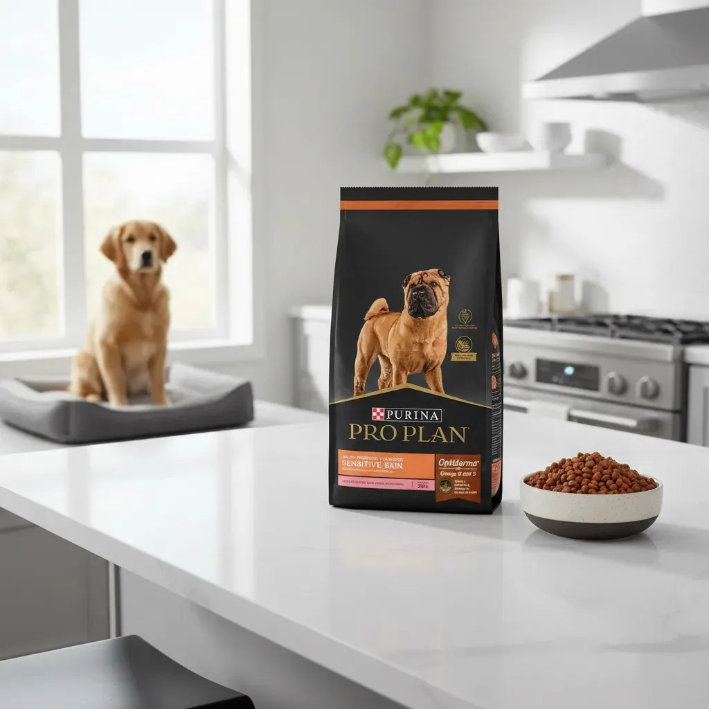 Pro Plan Sensitive Skin Perro Adult Raza Med Gde Salmón 12kg