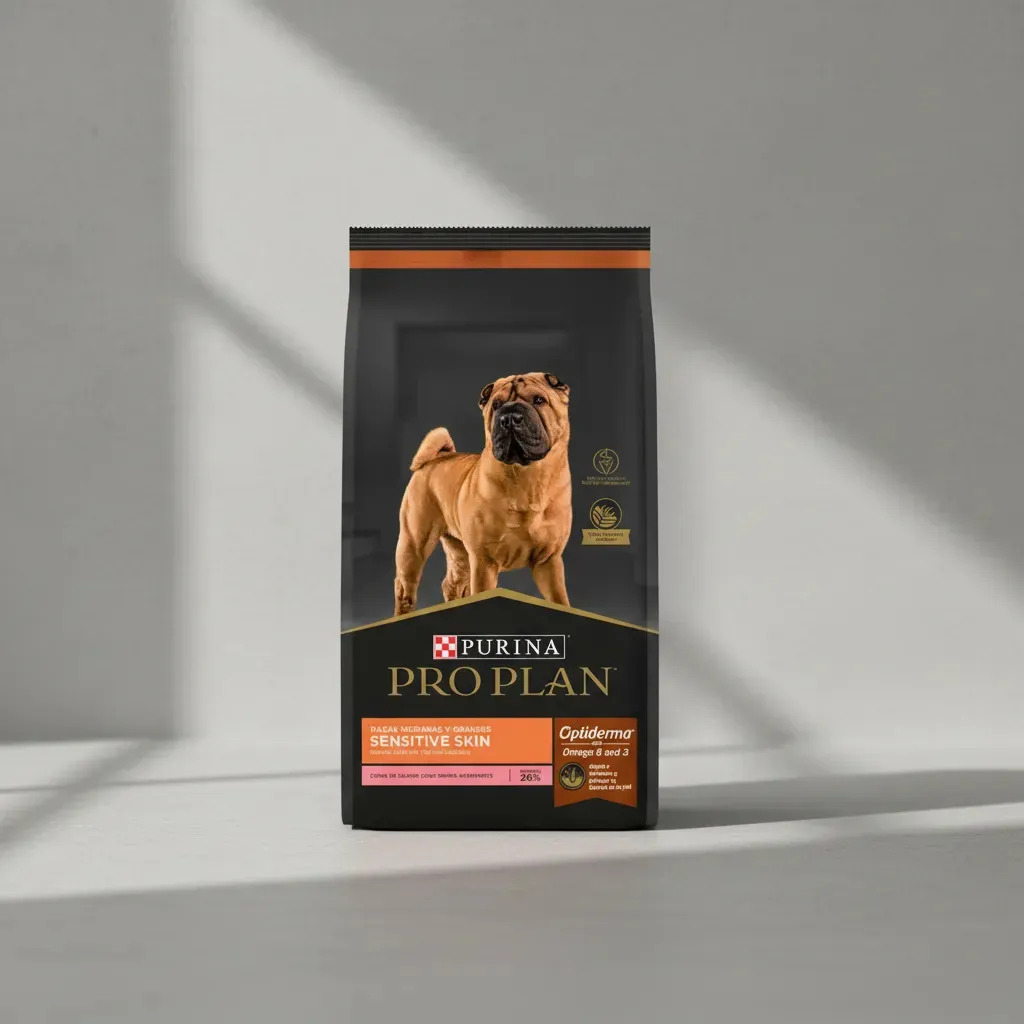 Pro Plan Sensitive Skin Perro Adult Raza Med Gde Salmón 12kg