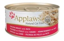 Applaws Comida Húmeda Gato Pollo Pato Lata 70g