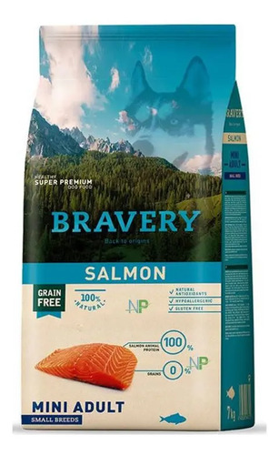 BRAVERY Perros Mini Adulto Salmon