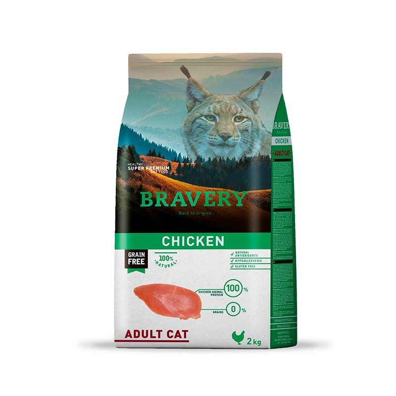 BRAVERY Chicken Adult Cat
