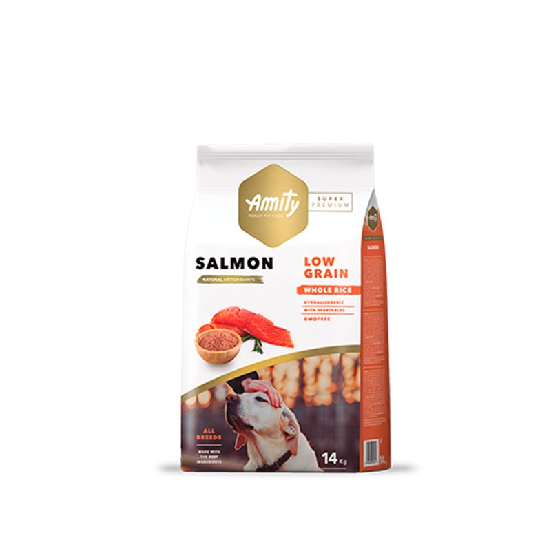 AMITY Low Grain Salmon Adulto Perros