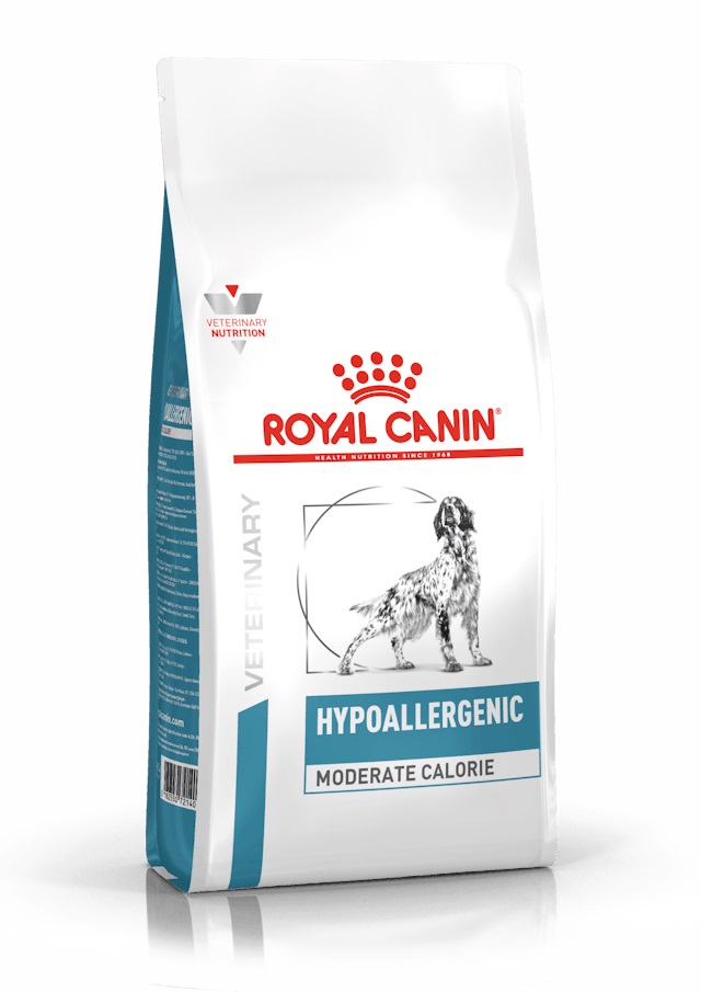 RROYAL CANIN Hypoallergenic Moderate Raza Med-Gde