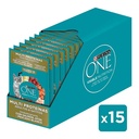 PURINA ONE multi proteínas gatos y gatitos de salmón, atún y pescado