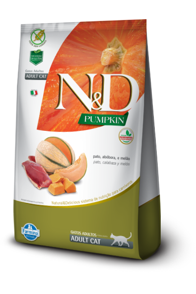 N&D Pumpkin Feline Adult - Pato, Calabaza Y Melon