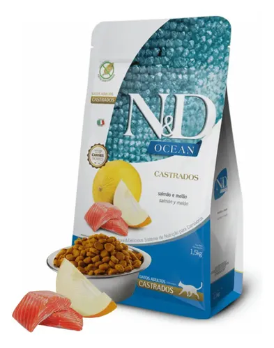 N&D Ocean Feline Adultos Castrados - Salmón