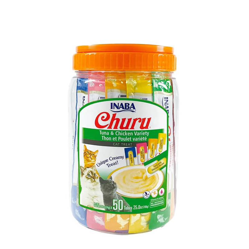 INABA Churu™ Tuna & Chicken Varieties 50 Pk