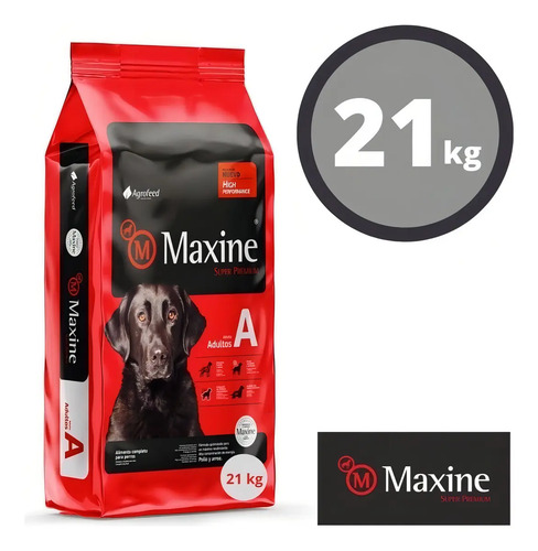 Alimento Seco Perro Maxine Adulto Super Premium 21kg Protector Oral