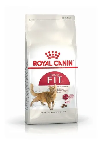 Alimento Royal Canin Feline Health Nutrition Regular Fit 32 Para Gato Adulto Todos Los Tamaños Sabor Mezcla