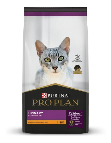 Alimento Pro Plan Optitract Urinary Para Gato Adulto Todos Los Tamaños Sabor Pollo Y Arroz