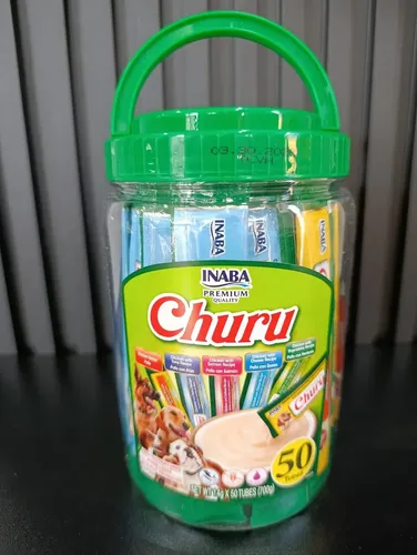Snack Humedo Para Perro Churu 50 Tubos Pollo Variedades
