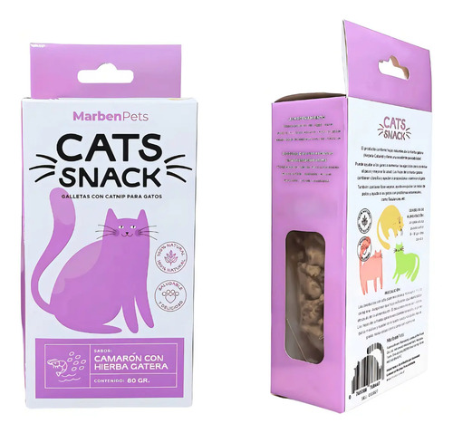 Cats Snack Galletas De Camarón Con Hierba Gatera