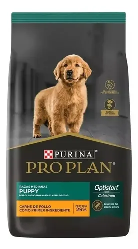 Alimento Pro Plan Optistart Puppy Para Perro Cachorro De Raza Mediana Sabor Pollo De 12 Kg