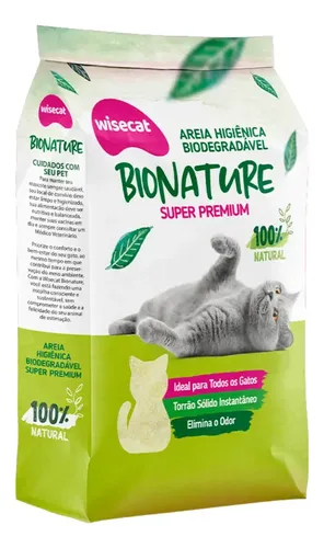 Wisecat Arena Sanitaria Biodegradable De Yuca 10 Kg