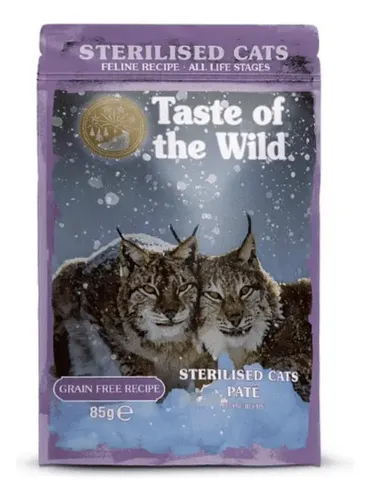 Taste Of The Wild Paté Húmedo Para Gatos Esterilizados 85g Sin Cereales