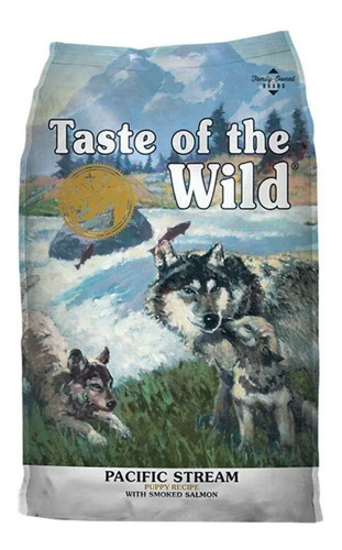 Alimento Taste Of The Wild Pacific Stream Puppy Para Perro Cachorro Sabor Salmón Ahumado En Bolsa De 5,6kg