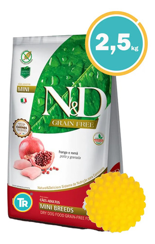 N&d Prime Pollo Perro Adulto Raza Pequeña Saco 2,5 Kg