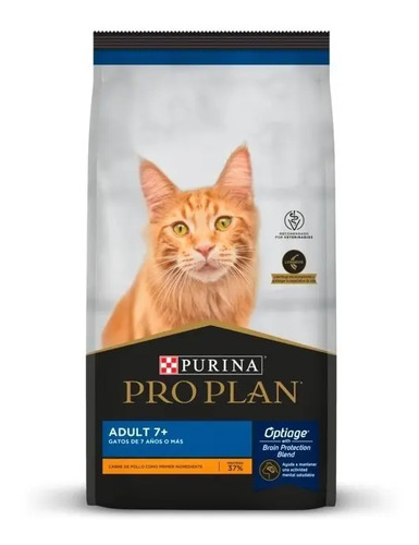 Proplan Adulto 7+  De 3kg Para Gato  Con 37% De Proteina !!!