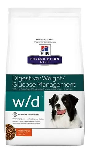 Hill's Prescription Diet W/d Comida Seca Pollo 7.9kg Perro Obesidad Diabetes