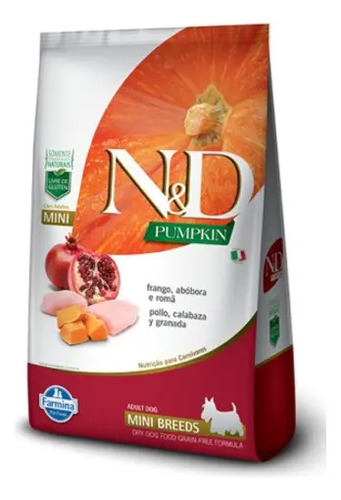 Natural & Delicious Perro Adulto Raza Pequeña Pollo Granada 2.5 Kg