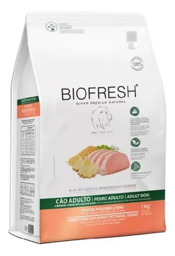 Alimento Biofresh Dog Adult Rz/pqña Y Mini Cerdo Y Piña 3kg