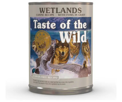Taste Of The Wild Comida Húmeda Perro Lata Aves 390g Sin Granos