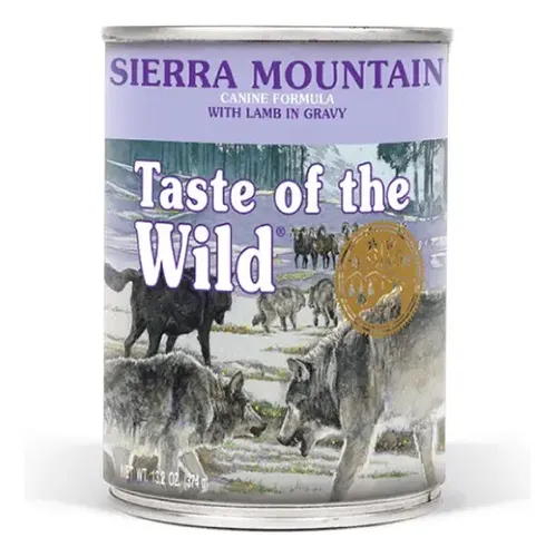 Lata Taste Of The Wild Sierra Mountain Perro 390g