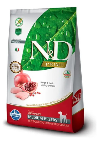 N&d Perro Adulto Mediano Frango Y Arroz 10.1 Kg