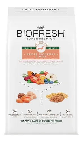 Alimento Seco Biofresh Super Premium Adulto Raza Pequeña 10.1kg Carne Frutas Vegetales